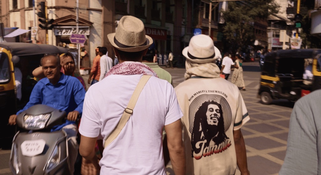 Guests on a visit to a local market