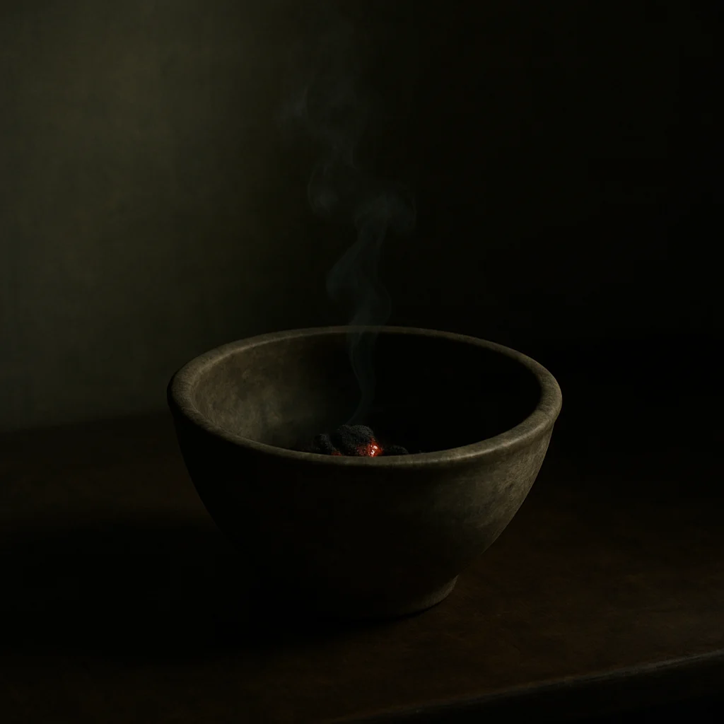 Manda Agni, dim smoldering ember